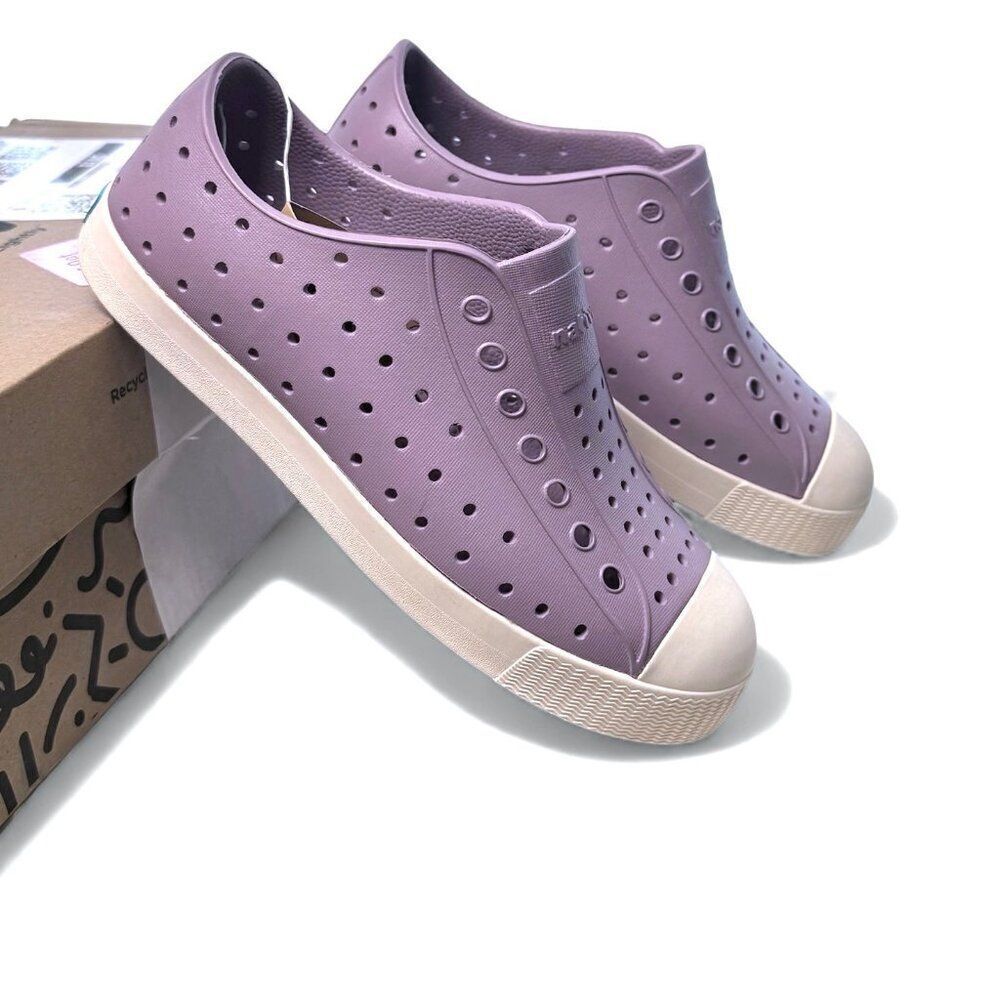 Native Jefferson Kids Slip-On Water Shoes Wildflower Purple Lint Pink J 2 Light